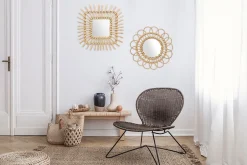 Rea MIROIR QDJ071 45CM BEIGE 45X45X2,5CM