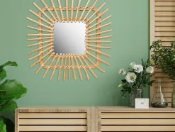 Rea MIROIR QDJ071 45CM BEIGE 45X45X2,5CM