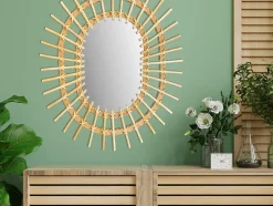 Rea MIROIR QDJ5749 49CM BROWN 57X49X2CM