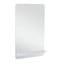 Mob-In Miroir rectangulaire 40 x 70 cm SIMONA avec tablette en métal