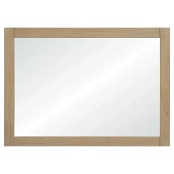 Mob-In Miroir rectangulaire en bois 50 x 70 cm ATOLL* Miroir Simple