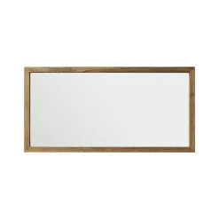 Berah Getah Miroir rectangulaire en teck recyclé massif* Miroir Simple