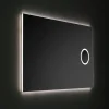 Kiamami Valentina Miroir Rectangulaire Rétroéclairé Led 120X70 Avec Miroir Grossissant* Miroir Grossissant Lumineux