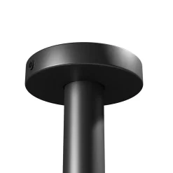Bernstein Miroir rectangulaire suspendu cadre aluminium noir, rotation 360, réglable en hauteur, pour salle de bain - 50x80cm - 2145