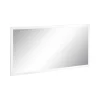 Dmora Miroir Romeo, Miroir de salle de bain, 100% Made in Italy, 120x2h60 cm, Blanc brillant* Miroir Simple
