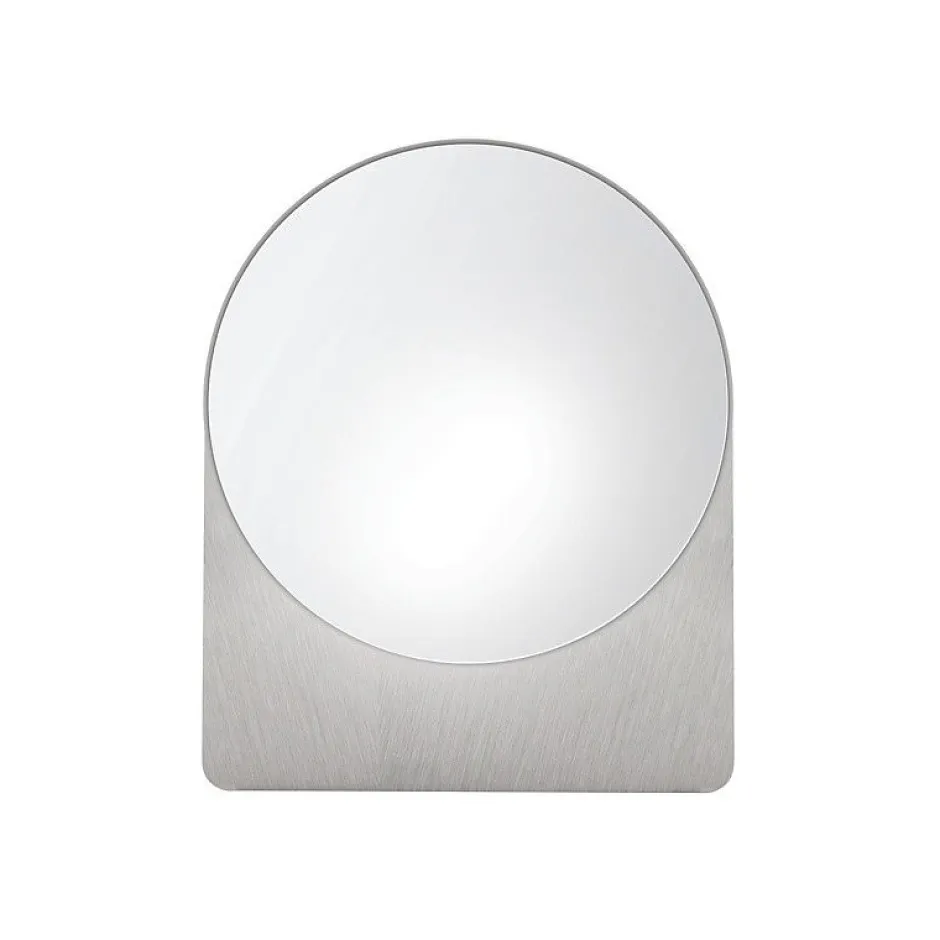 Spirella Miroir rond à poser Inox ALENA Brossé