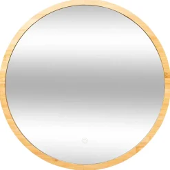 5Five Miroir rond à led 57cm Bambou -