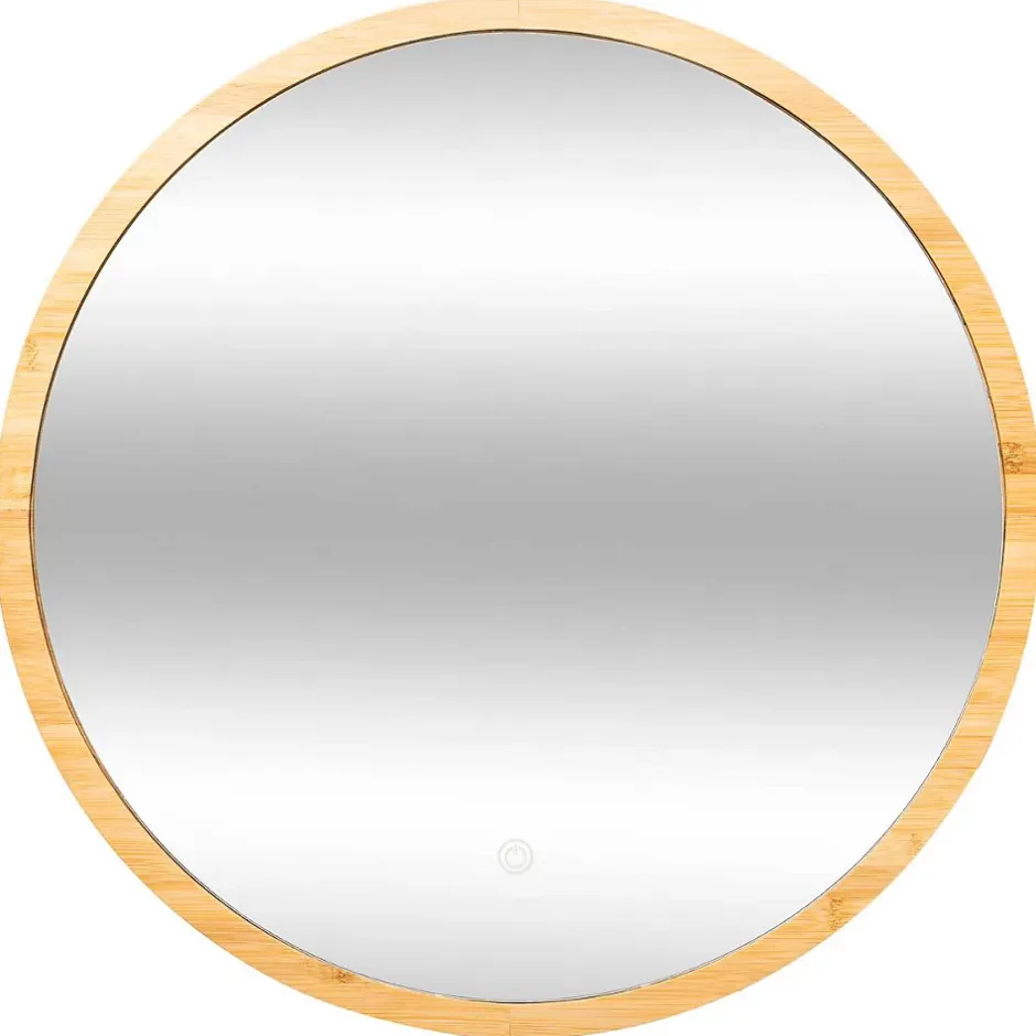 5Five Miroir rond à led 57cm Bambou -