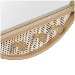 Mob-In Miroir rond chêne NESTO 60x60cm* Miroir Simple
