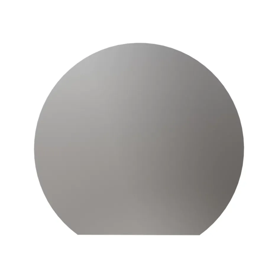 Bernstein Miroir rond éclairage LED capteur tactile anti-buée pour salle de bain, cadre aluminium et verre 4mm - BOVA 2.0 - 120cm* Miroir Lumineux