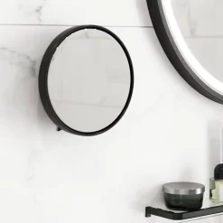 GoodHome Miroir rond grossissant x2 Elland Ø 20 cm