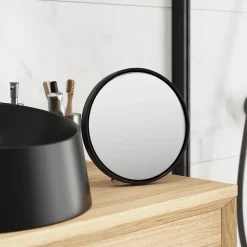 GoodHome Miroir rond grossissant x2 Elland Ø 20 cm
