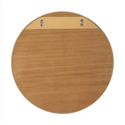 Mob-In Miroir rond VALI en chêne naturel, 80 cm