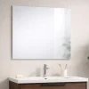 Kiamami Valentina Miroir Réversible À Ras De 80 Cm De Largeur Et 70 Cm De Hauteur Pour Salle De Bain.* Miroir Grossissant