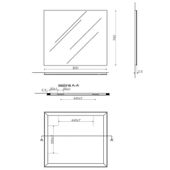 Kiamami Valentina Miroir Réversible À Ras De 80 Cm De Largeur Et 70 Cm De Hauteur Pour Salle De Bain.* Miroir Grossissant