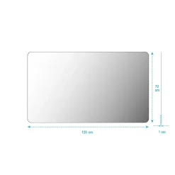 Aurlane Miroir salle de bain - 120x70cm - GO