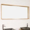 Wanda Collection Miroir salle de bain en teck Samba 140 x 65 cm* Miroir Simple