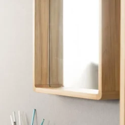 Wanda Collection Miroir salle de bain en teck Samba 140 x 65 cm* Miroir Simple