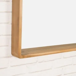 Wanda Collection Miroir salle de bain en teck Samba 140 x 65 cm* Miroir Simple