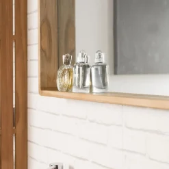 Wanda Collection Miroir salle de bain en teck Samba 140 x 65 cm* Miroir Simple
