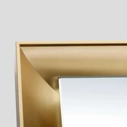Ledimex Miroir Salle de Bain LED Réglable 120x80cm - Or Brossé - Commandes Tactiles & Anti-Buée - CALIFORNIA* Miroir Lumineux
