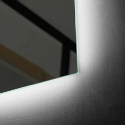 Ledimex Miroir Salle de Bain LED Rétro-Éclairé (6500K) - 80x80cm - Verre Sécurité 5mm - SUECIA
