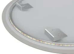 Lomazoo Miroir salle de bain Boston avec LED 80 cm rond* Miroir Lumineux