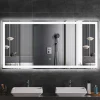 Lomazoo Miroir salle de bain Memphis avec LED 120 x 60 cm