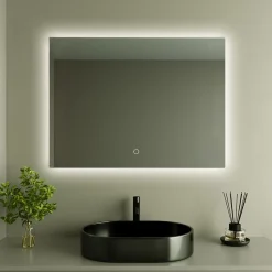 Lomazoo Miroir salle de bain Bryce avec LED 60 x 80 cm
