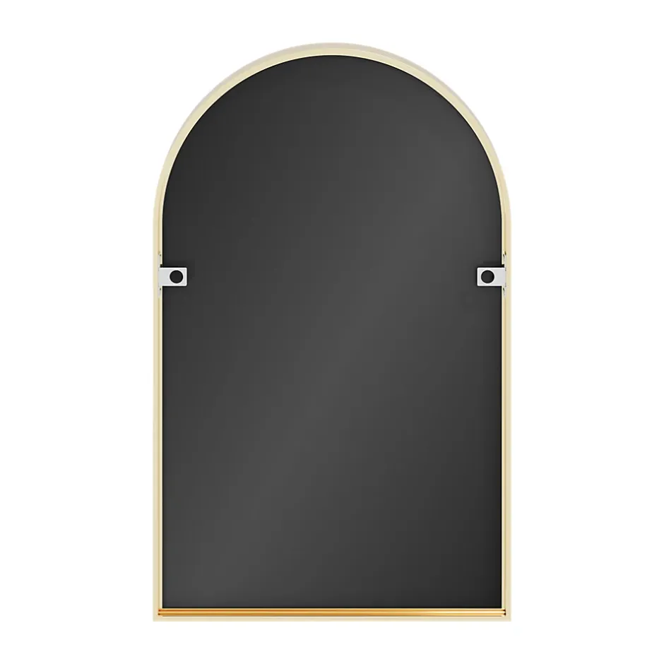 GoodHome Miroir salle de bains arche 50x80 cm, doré, Tisa* Miroir Simple