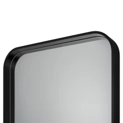 GoodHome Miroir salle de bains carré 60x60 cm Tisa noir* Miroir Simple