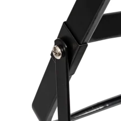 5five Simply Smart Miroir salle de bains grossissant x3 et pivotant en métal noir avec plateau l.15,2 x H.30 x P.12,8 cm, Glass