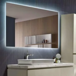 Ledimex Miroir Salle de Bains Lumineux SUECIA avec Eclairage Rétro-Eclairé 120x80* Miroir Lumineux