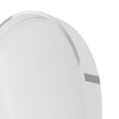 GoodHome Miroir salle de bains oblong 40x80 cm, blanc, Tisa* Miroir Simple
