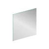GoodHome Miroir salle de bains rectangulaire 80 x 90 cm argent, Imandra