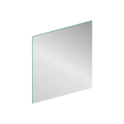 GoodHome Miroir salle de bains rectangulaire 80 x 90 cm argent, Imandra
