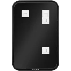 GoodHome Miroir salle de bains rectangulaire 40x60 cm Tisa noir* Miroir Simple