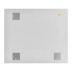 Miroir salle de bains rectangulaire 70X60 cm Wapta argent* Miroir Simple