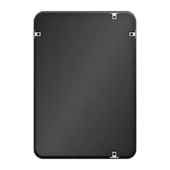GoodHome Miroir salle de bains rectangulaire 100x70 cm, noir, Tisa* Miroir Simple