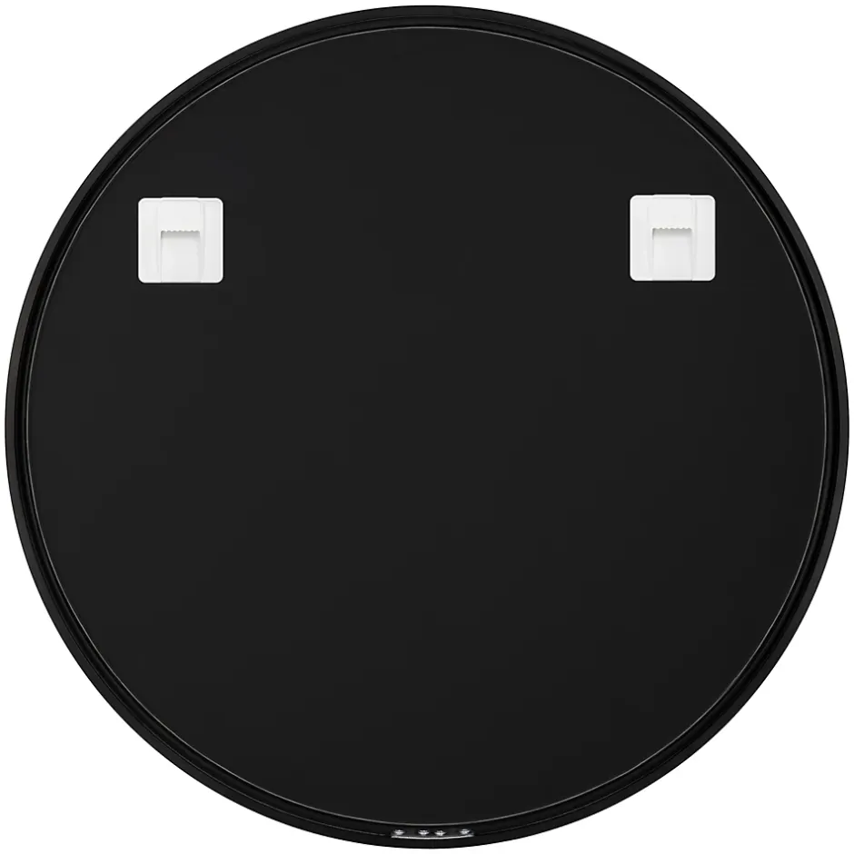 GoodHome Miroir salle de bains rond diamètre 60 cm Tisa noir