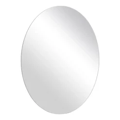Miroir salle de bains rond diamètre 60 cm Dunnet noir* Miroir Simple
