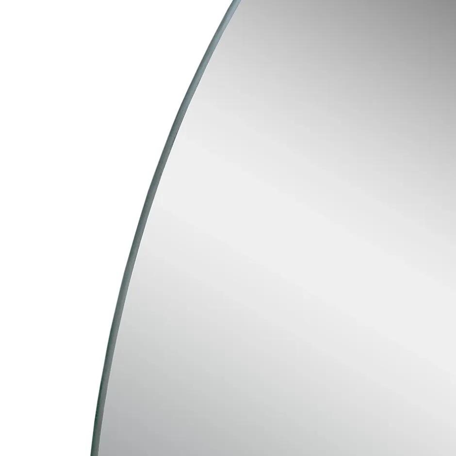 Miroir salle de bains rond diamètre 60 cm Dunnet noir* Miroir Simple