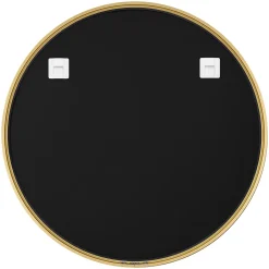 GoodHome Miroir salle de bains rond diamètre 80 cm Tisa doré