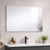 Kiamami Valentina Miroir Simple 90X60 Avec Bordure Lissée Anti-Coupure