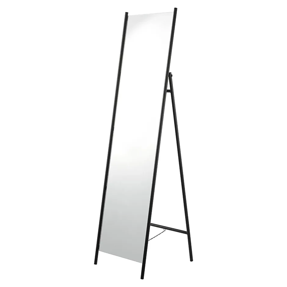 Helloshop26 Miroir sur pied 160 x 43 noir* Miroir Simple