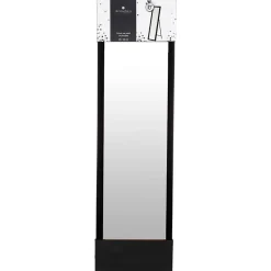 Atmosphera Créateur D'Intérieur Miroir sur Pied Noir 35x125cm - Noir- Atmosphera* Miroir Simple