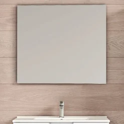 Kibath Miroir suspendu rectangulaire NEU, 80 cm x 70 cm, finition brillante
