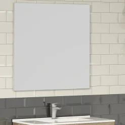 Kibath Miroir suspendu rectangulaire NEU, 80 cm x 70 cm, finition brillante