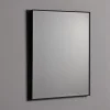 Kiamami Valentina Miroir 60X80 Avec Bord Noir Mat Réversible