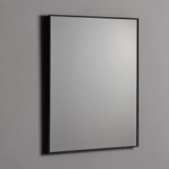 Kiamami Valentina Miroir 60X80 Avec Bord Noir Mat Réversible